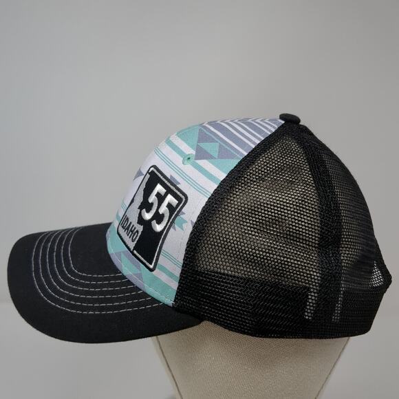 Idaho 55 Snapback Trucker Hat Multi One Size Embroidered Arcadian Outfitters - Picture 3 of 9